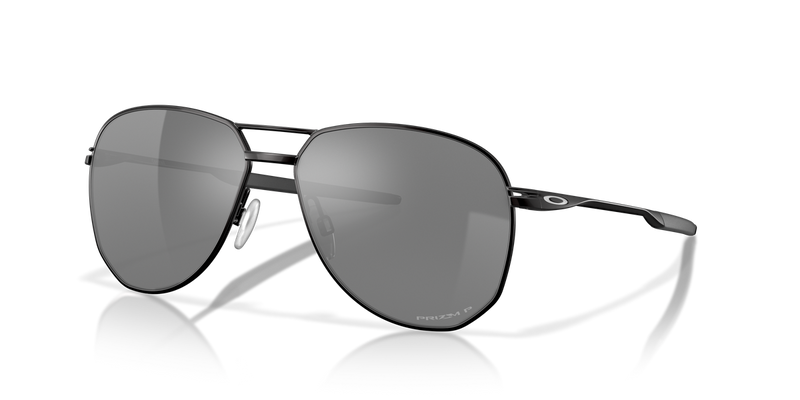 Oakley CONTRAIL in Satin Black / Prizm Black Polarized (414704) - Front View