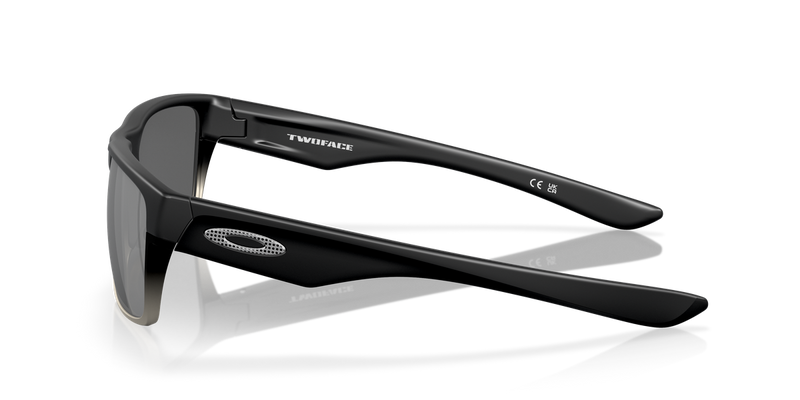 Oakley TWOFACE in Matte Black / Chrome Iridium (918930) - Back View