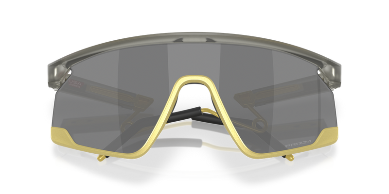 Oakley BXTR METAL in Matte Grey Ink/Vintage Gold / Prizm Black (923714) - Side View