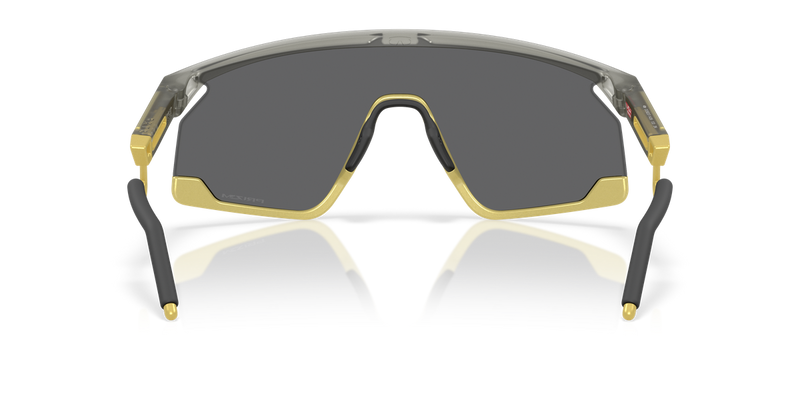 Oakley BXTR METAL in Matte Grey Ink/Vintage Gold / Prizm Black (923714) - Temple Detail
