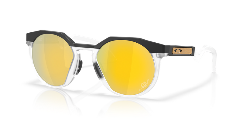 Oakley HSTN A in Matte Black/Matte Clear / Prizm 24K (924211) - Alternate View