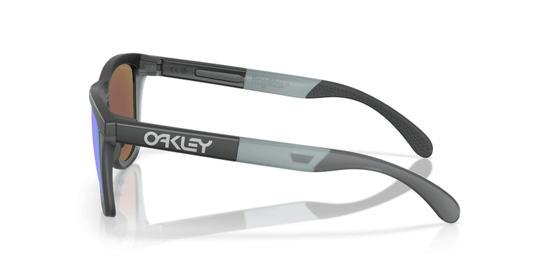 Oakley FROGSKINS RANGE in Matte Black / Prizm Sapphire (928419) - Side View