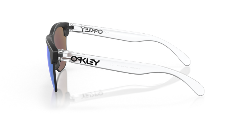 Oakley FROGSKINS LITE in Matte Black / Prizm Sapphire (937402) - Back View