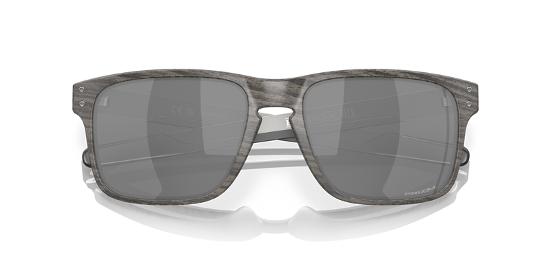 Oakley HOLBROOK MIX in Woodgrain / Prizm Black (938404) - Side View