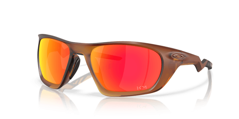 Oakley LATERALIS in Matte Dark Amber / Prizm Ruby (943116) - Front View