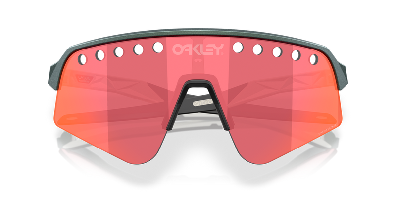 Oakley SUTRO LITE SWEEP in Matte Silver/Blue Colorshift / Prizm Trail Torch (946531) - Side View
