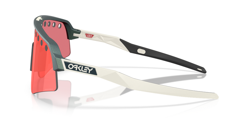 Oakley SUTRO LITE SWEEP in Matte Silver/Blue Colorshift / Prizm Trail Torch (946531) - Back View