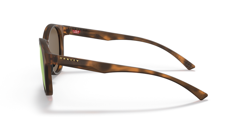 Oakley SPINDRIFT in Matte Brown Tortoise / Prizm Rose Gold (947401) - Back View