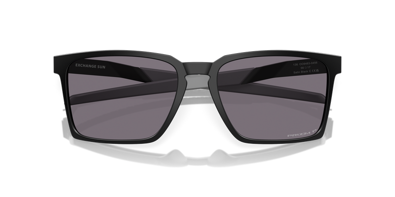 Oakley EXCHANGE SUN in Satin Black / Prizm Grey Polarized (948304) - Alternate View