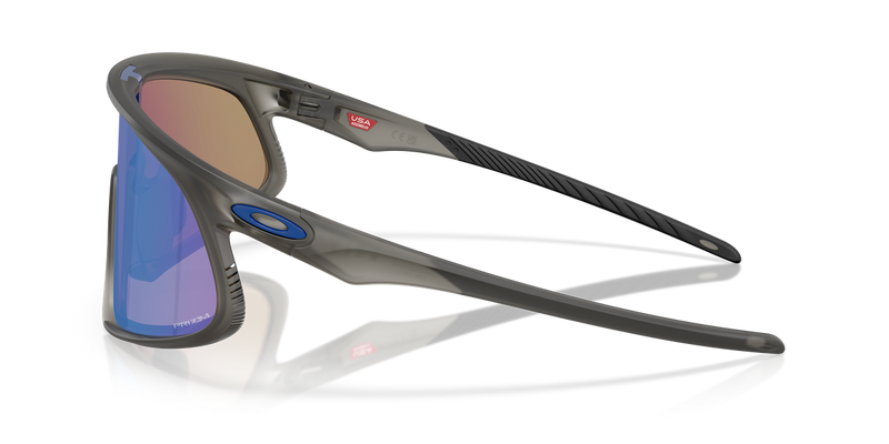 Oakley RSLV in Matte Grey Smoke / Prizm Sapphire (948403) - Back View