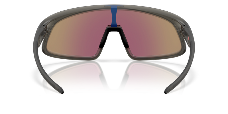 Oakley RSLV in Matte Grey Smoke / Prizm Sapphire (948403) - Temple Detail