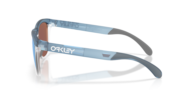 Oakley FROGSKINS RANGE XL A in Matte Transparent Stonewash / Prizm Deep Water Polarized (950304) - Alternate View