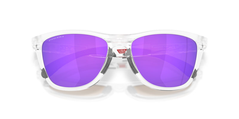 Oakley FROGSKINS RANGE XL A in Matte Clear / Prizm Violet (950305) - Alternate View