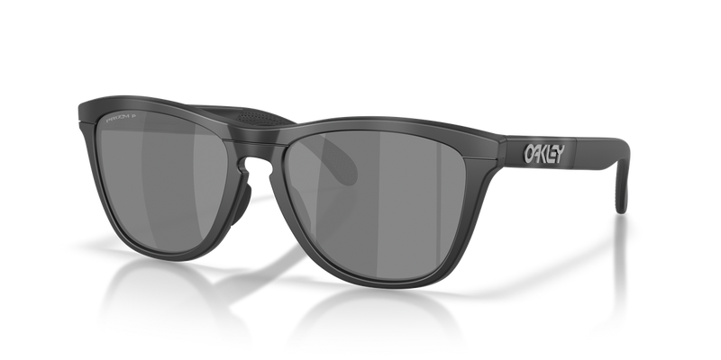 Oakley FROGSKINS RANGE XL A in Matte Tortoise Grey Smoke/Matte Black / Prizm Black Polarized (950307) - Alternate View