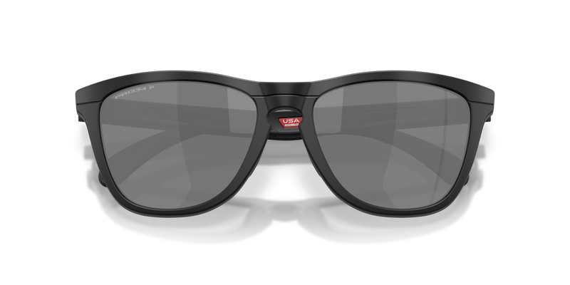 Oakley FROGSKINS RANGE XL A in Matte Tortoise Grey Smoke/Matte Black / Prizm Black Polarized (950307) - Alternate View
