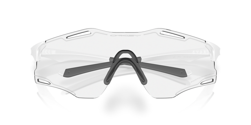 Oakley CYBR ZERO in Matte White / Clear to Black Iridium Photochromic (951201) - Alternate View
