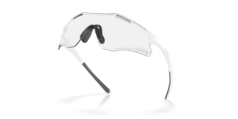 Oakley CYBR ZERO in Matte White / Clear to Black Iridium Photochromic (951201) - Alternate View