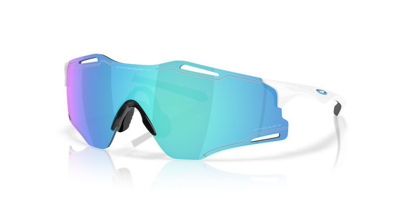Oakley CYBR ZERO in Polished White / Prizm Sapphire (951202) - Alternate View