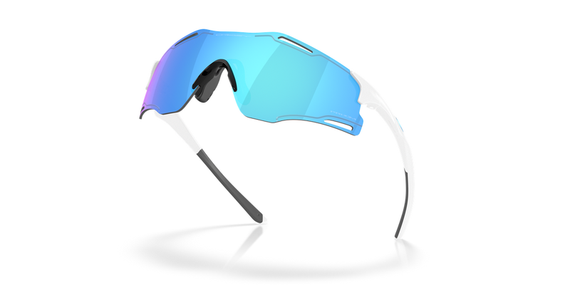 Oakley CYBR ZERO in Polished White / Prizm Sapphire (951202) - Alternate View