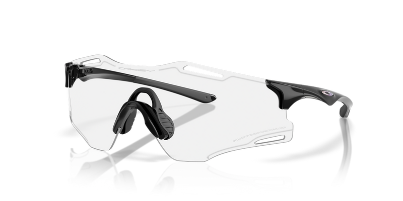 Oakley CYBR ZERO in Polished Black / Clear to Black Iridium Photochromic (951206) - Alternate View
