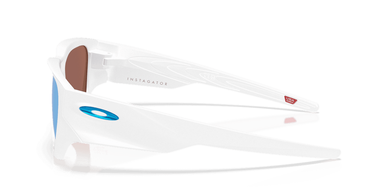 Oakley INSTAGATOR in Matte White / Prizm Deep Water Polarized (951404) - Alternate View