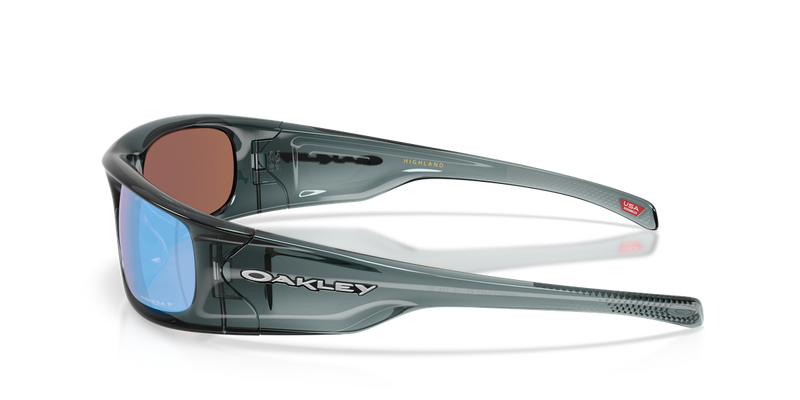 Oakley HIGHLAND in Crystal Black / Prizm Deep Water Polarized (952204) - Alternate View