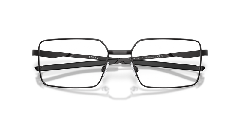 Oakley FOIL SQ in Satin Black / Demo Lens (306201) - Side View