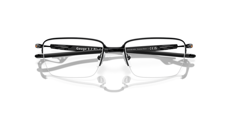 Oakley GAUGE 3.2 BLADE in Polished Black / Demo Lens (512804) - Side View