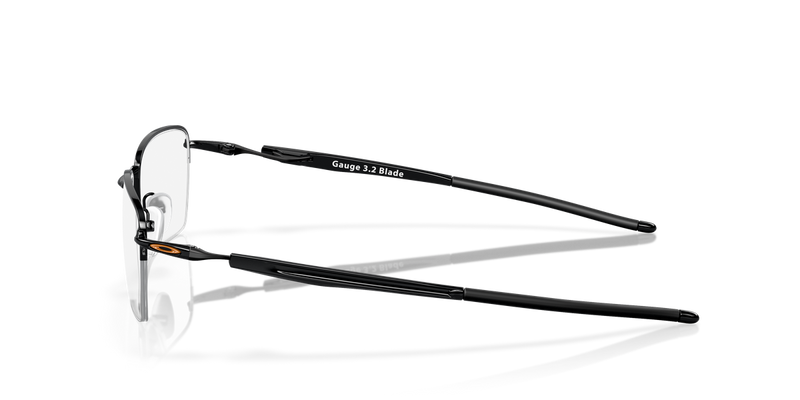 Oakley GAUGE 3.2 BLADE in Polished Black / Demo Lens (512804) - Back View
