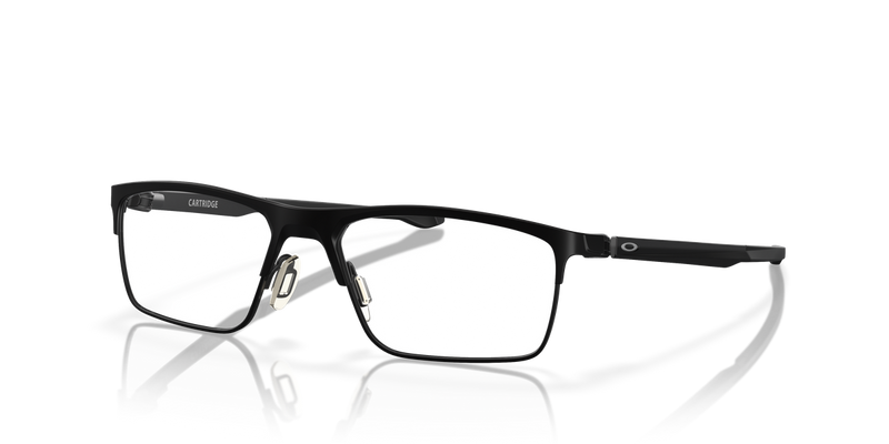 Oakley CARTRIDGE in Satin Black / Demo Lens (513701) - Front View