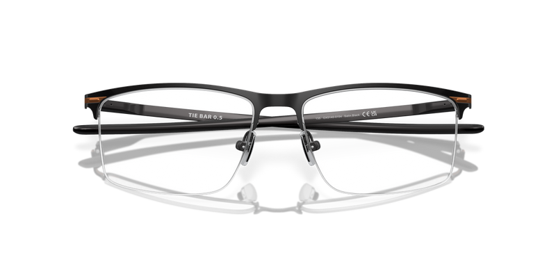 Oakley TIE BAR 0.5 in Satin Black / Demo Lens (514001) - Side View