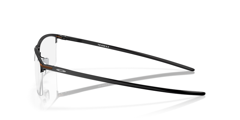 Oakley TIE BAR 0.5 in Satin Black / Demo Lens (514001) - Back View