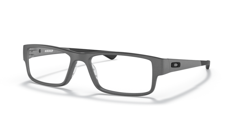 Oakley AIRDROP in Satin Light Steel / Demo Lens (804613) - Alternate View