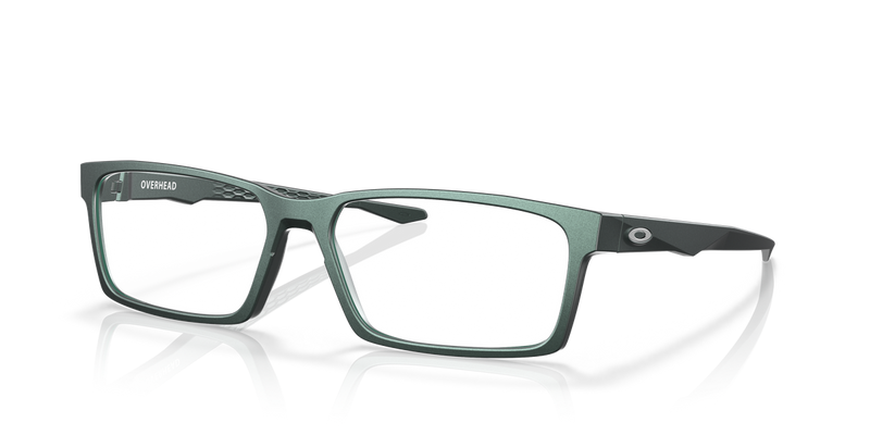 Oakley OVERHEAD in Matte Dark Silver/Blue Colorshift / Demo Lens (806004) - Alternate View