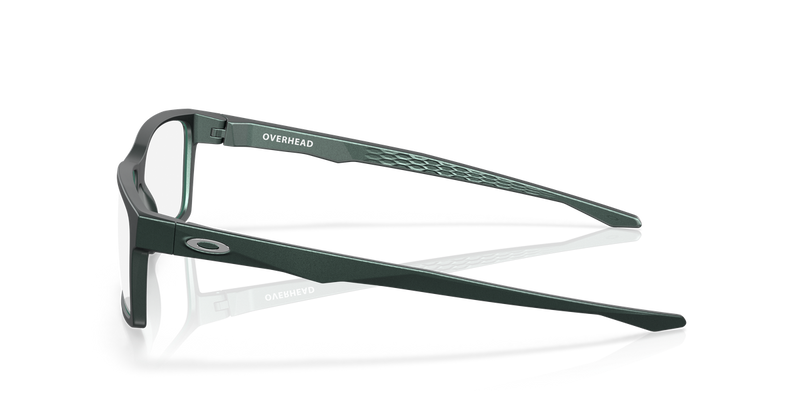 Oakley OVERHEAD in Matte Dark Silver/Blue Colorshift / Demo Lens (806004) - Alternate View