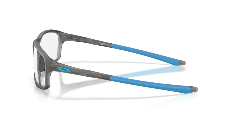 Oakley CROSSLINK ZERO (A) in Satin Grey Smoke / Demo Lens (808001) - Back View