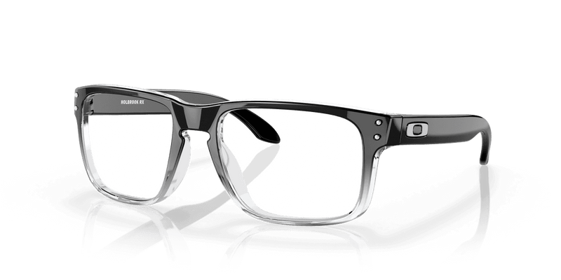 Oakley HOLBROOK RX in Polished Black Clear Fade / Demo Lens (815606) - Alternate View