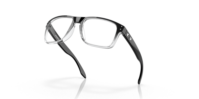 Oakley HOLBROOK RX in Polished Black Clear Fade / Demo Lens (815606) - Alternate View