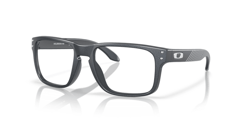 Oakley HOLBROOK RX in Matte Blue Steel / Demo Lens (815617) - Front View