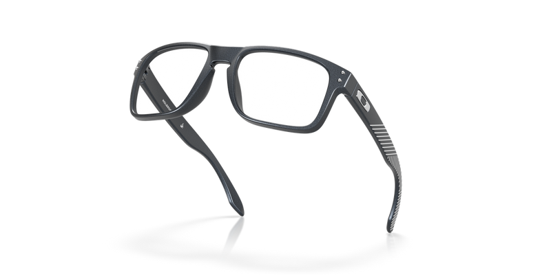 Oakley HOLBROOK RX in Matte Blue Steel / Demo Lens (815617) - Temple Detail