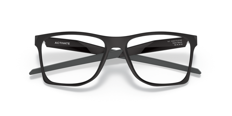 Oakley ACTIVATE in Satin Black / Demo Lens (817301) - Side View
