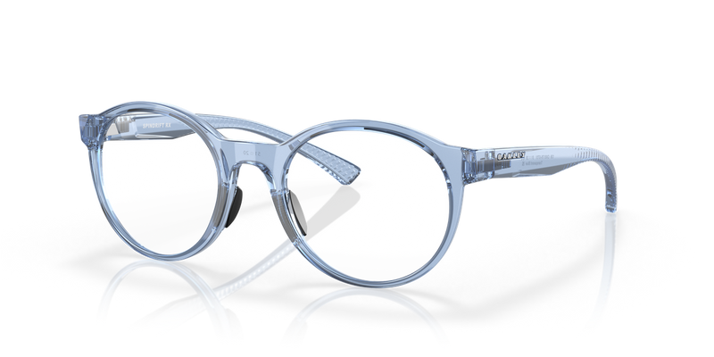 Oakley SPINDRIFT RX in Transparent Blue / Demo Lens (817607) - Alternate View