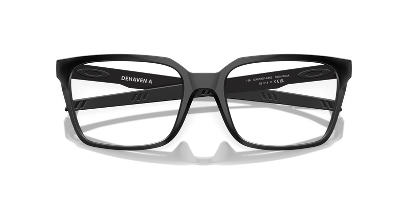 Oakley DEHAVEN A in Satin Black / Demo Lens (818001) - Side View
