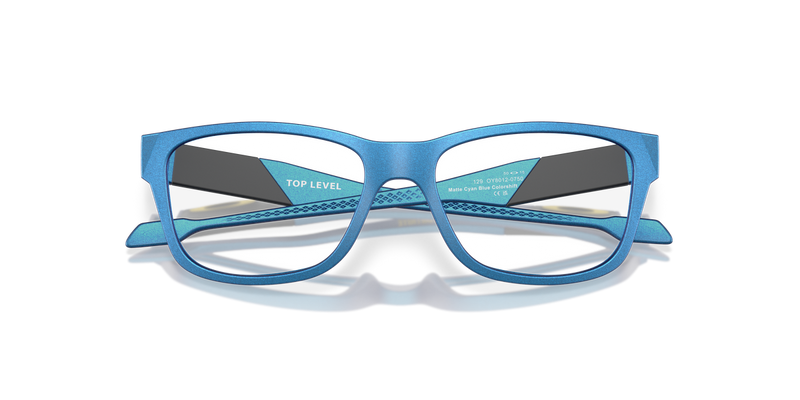 Oakley Youth TOP LEVEL in Matte Cyan/Blue Colorshift - Side View
