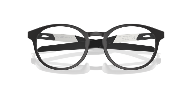 Oakley Youth ROUND OUT A in Satin Black - Side View