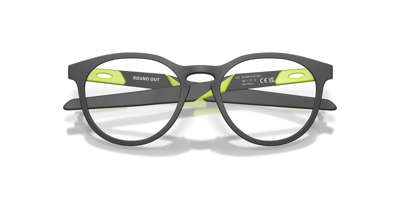 Oakley Youth ROUND OUT in Satin Black - Side View