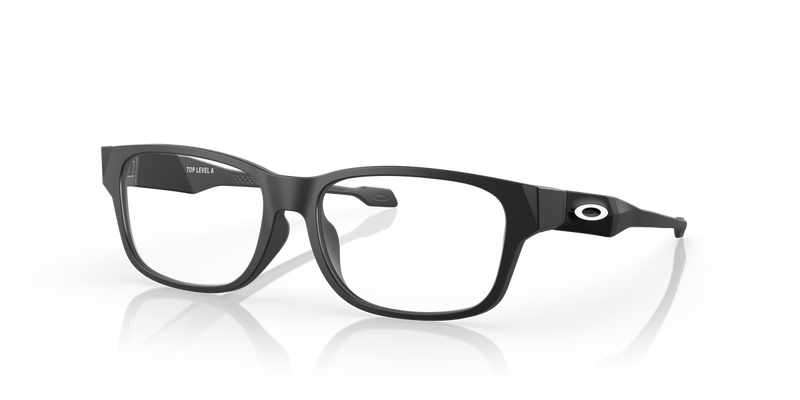 Oakley Youth TOP LEVEL (A) in Satin Black - Front View