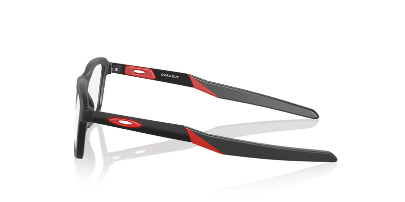 Oakley Youth QUAD OUT in Satin Black - Back View