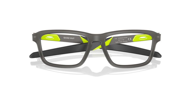 Oakley Youth QUAD OUT in Satin Grey Smoke - Alternate View