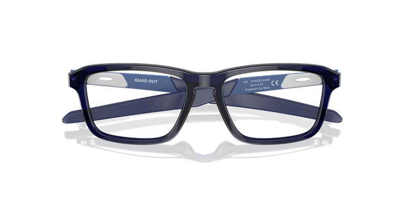 Oakley Youth QUAD OUT in Polished Ice Blue - Alternate View